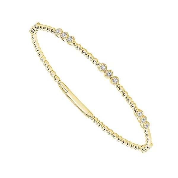 Beautiful station style 14ky diamomd flex bracelet Holliday Jewelry Klamath Falls, OR