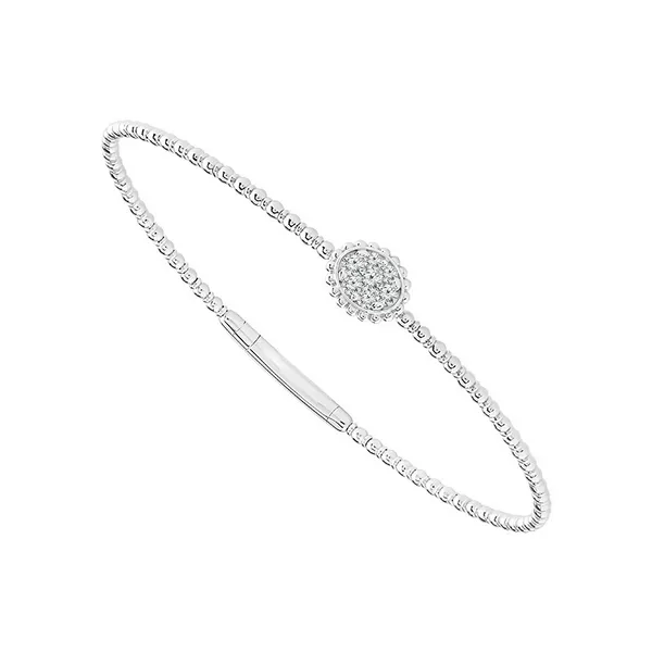 Stunning 14KW Diamond Flexible Bangle Bracelet Holliday Jewelry Klamath Falls, OR