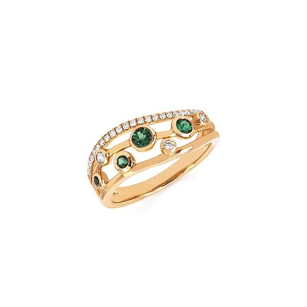 Emerald and diamond ring. Holliday Jewelry Klamath Falls, OR