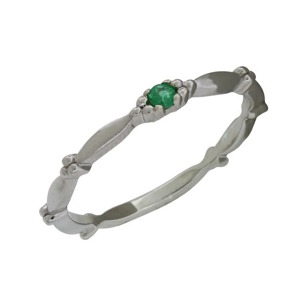 10 karat white gold emerald ring Holliday Jewelry Klamath Falls, OR