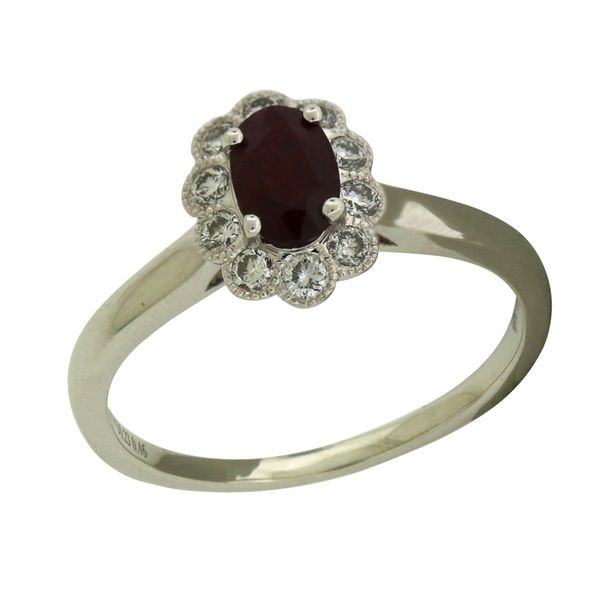 Ruby and diamond ring. Holliday Jewelry Klamath Falls, OR