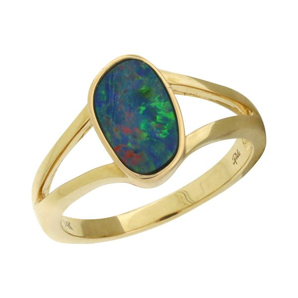 Australian Opal Doublet Ring Holliday Jewelry Klamath Falls, OR