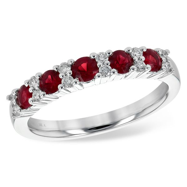 Allison Kaufman ruby and diamond ring Holliday Jewelry Klamath Falls, OR
