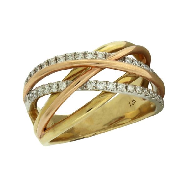 Tri Tone Diamond Fashion Ring Holliday Jewelry Klamath Falls, OR