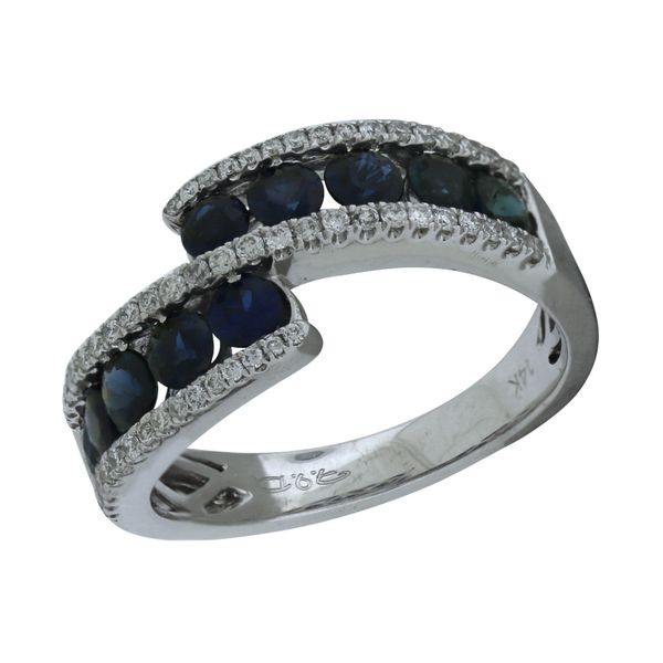 Sapphire Bypass Ring Holliday Jewelry Klamath Falls, OR