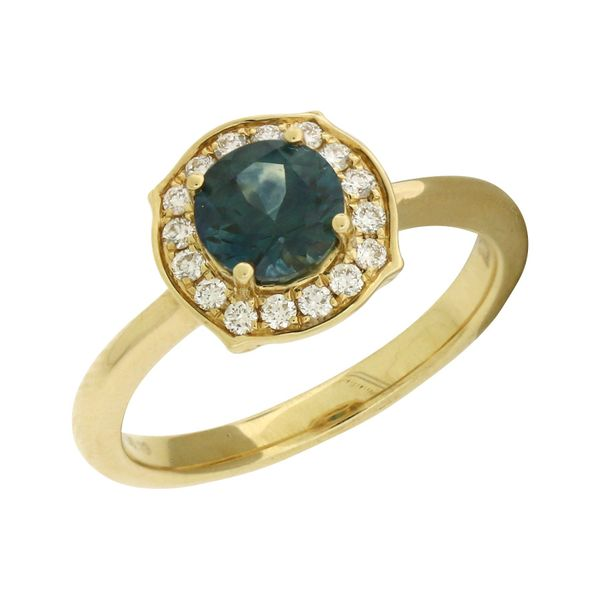 Montana sapphire ring with diamonds Holliday Jewelry Klamath Falls, OR