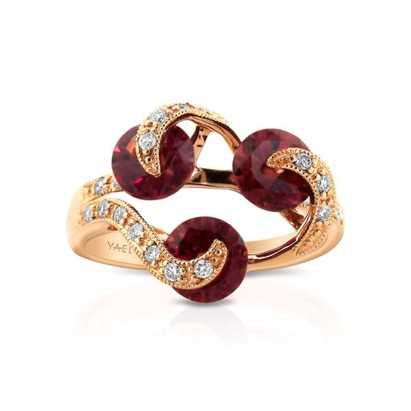 Yael Designs Fairy Tale collection rhodolite garnet ring. Holliday Jewelry Klamath Falls, OR