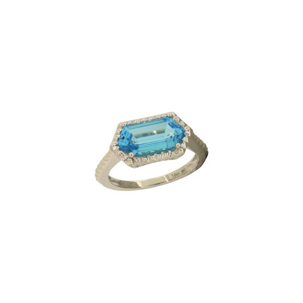 Romantic Yael Blue Topaz ring Holliday Jewelry Klamath Falls, OR
