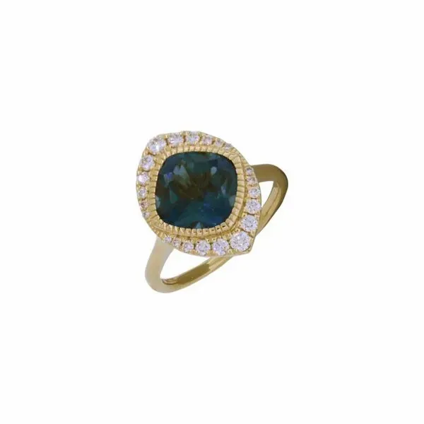 Show-stopping blue topaz and diamond ring. Holliday Jewelry Klamath Falls, OR