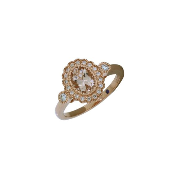 Beautiful morganite and diamond ring. Holliday Jewelry Klamath Falls, OR
