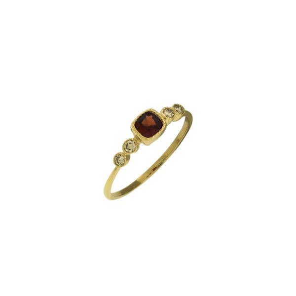 Petite and Sweet Garnet and Diamond Ring Holliday Jewelry Klamath Falls, OR