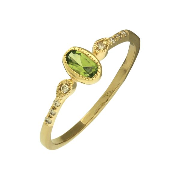 Precious Peridot and Diamond Ring Holliday Jewelry Klamath Falls, OR