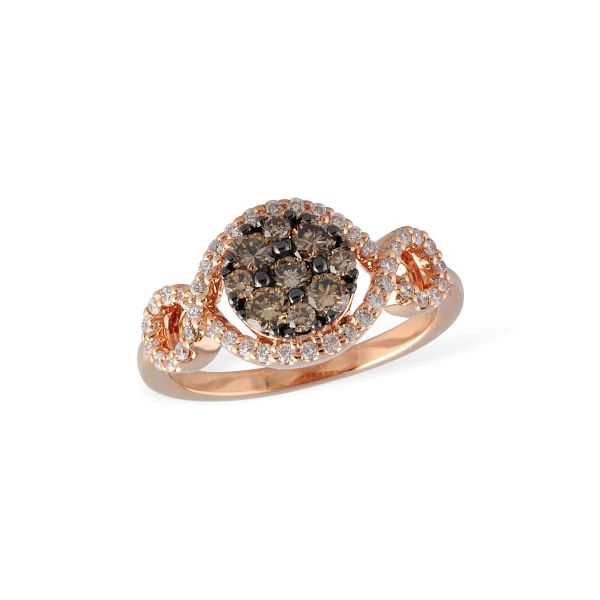 White and brown diamond ring. Holliday Jewelry Klamath Falls, OR