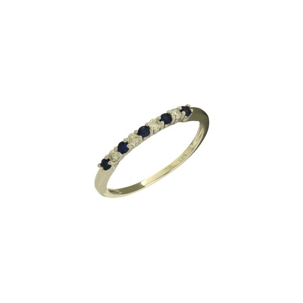 Sapphire & diamond anniversary ring. Holliday Jewelry Klamath Falls, OR