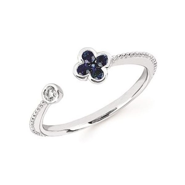 Lively Sapphire and Diamond Ring Holliday Jewelry Klamath Falls, OR