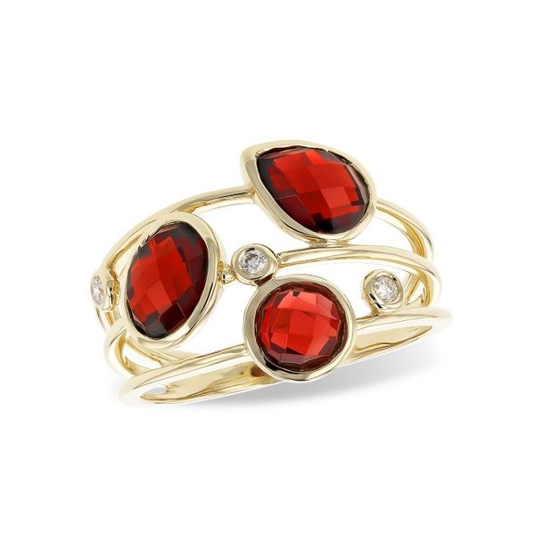 Glorious Garnet and Diamond Ring Holliday Jewelry Klamath Falls, OR