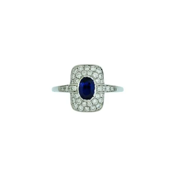 Stunning sapphire and diamond ring. Holliday Jewelry Klamath Falls, OR