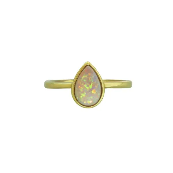 Beautiful bezel set Australian opal ring Holliday Jewelry Klamath Falls, OR