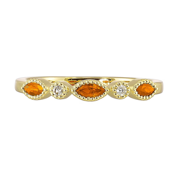 10KY .02 CTW CITRINE BAND Holliday Jewelry Klamath Falls, OR