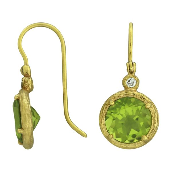 Cherie Dori peridot and diamond earrings Holliday Jewelry Klamath Falls, OR