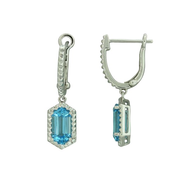 Mezmerizing Blue Topaz Yael Designs Drop Style Earrings Holliday Jewelry Klamath Falls, OR
