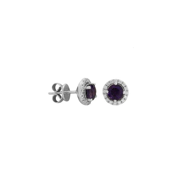 Amazing Amethyst Halo Style Earrings Holliday Jewelry Klamath Falls, OR