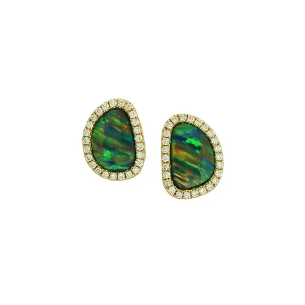 Absolutely stunning Australian opal earrings Holliday Jewelry Klamath Falls, OR