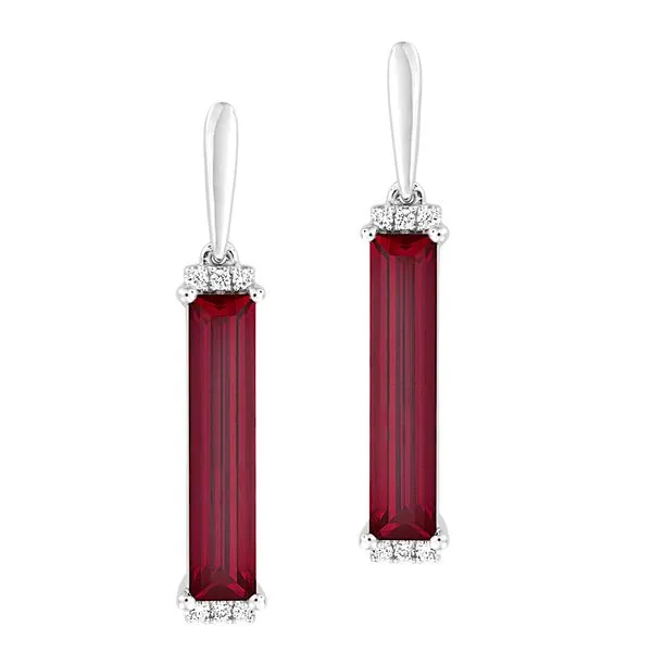 Elegant Chatham created Ruby earrings Holliday Jewelry Klamath Falls, OR
