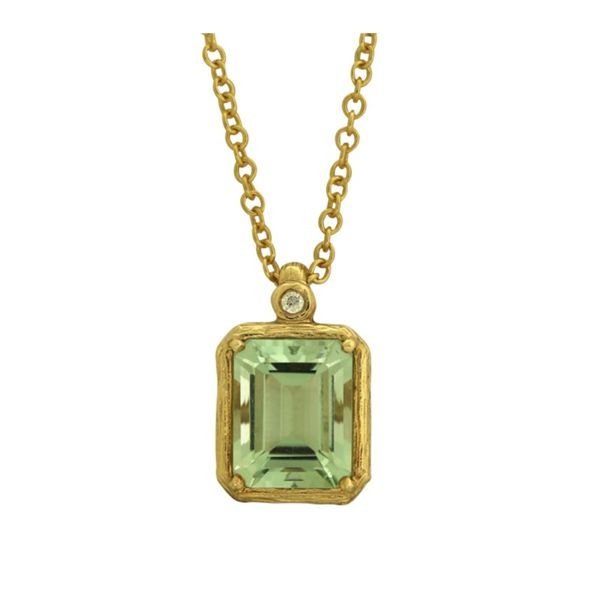 Cherie Dori green amethyst necklace. Holliday Jewelry Klamath Falls, OR