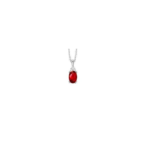 Traditional garnet pendant. Holliday Jewelry Klamath Falls, OR