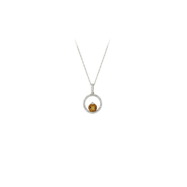 Lovely citrine and diamond pendant. Holliday Jewelry Klamath Falls, OR