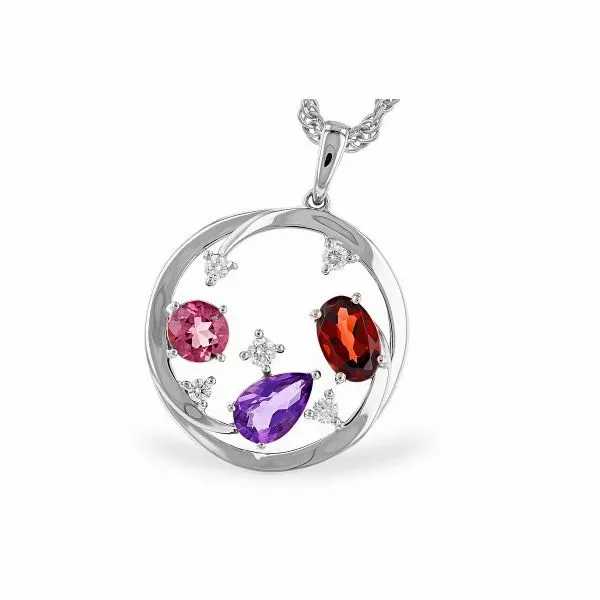 Exqusite Multi-Stone and Diamond Pendant Holliday Jewelry Klamath Falls, OR