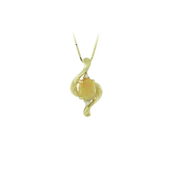 Opulant Opal and Diamond Pendant Holliday Jewelry Klamath Falls, OR