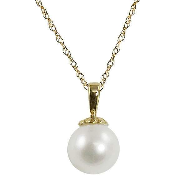 CLASSIC AKOYA PEARL PENDANT Holliday Jewelry Klamath Falls, OR