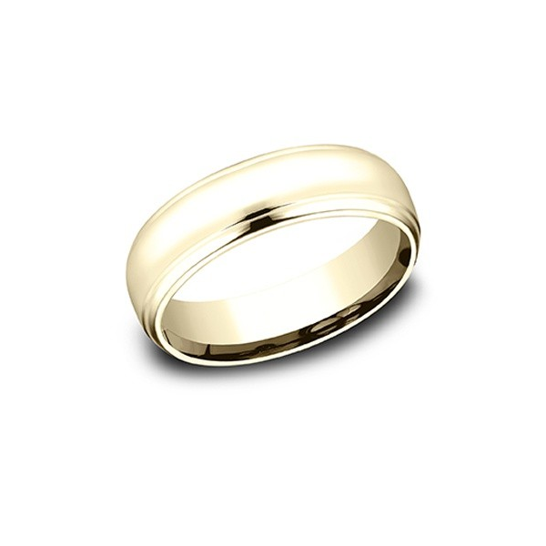 14KY 6.5MM HP CENTER BAND  SIZE 10 Holliday Jewelry Klamath Falls, OR