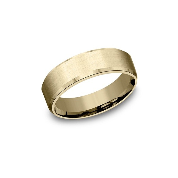 14KY 6.5MM SATIN BEZEL BAND Holliday Jewelry Klamath Falls, OR