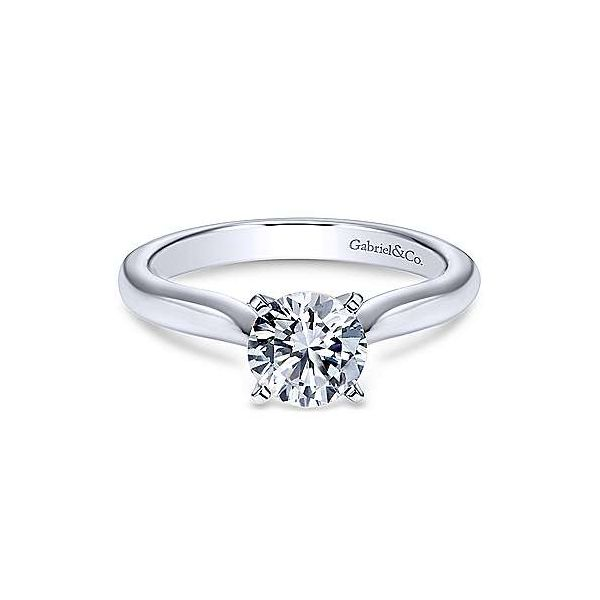 Solitaire engagement ring. *Center not included. Holliday Jewelry Klamath Falls, OR