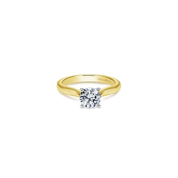 Yellow Gold Gabriel & Co. Solitaire Ring. *Center Stone Not Included Holliday Jewelry Klamath Falls, OR