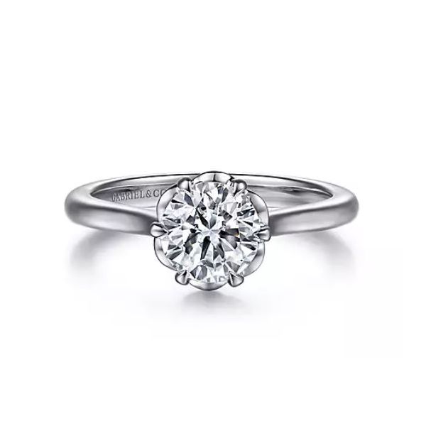 Simply classic solitaire engagement ring. *Center stone not included Holliday Jewelry Klamath Falls, OR