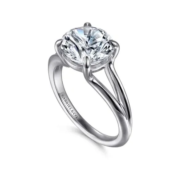 Split shank solitaire diamond ring. *Center not included. Holliday Jewelry Klamath Falls, OR