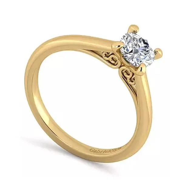 Elegant Engagement Mounting by Gabriel & Co. *Center Stone Not Included Holliday Jewelry Klamath Falls, OR