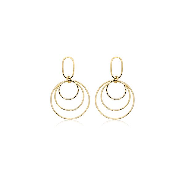 Triple circle hoop earrings. Holliday Jewelry Klamath Falls, OR