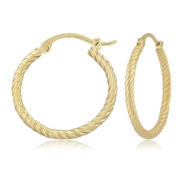 Sweet 14ky twisted hoop earrings Holliday Jewelry Klamath Falls, OR