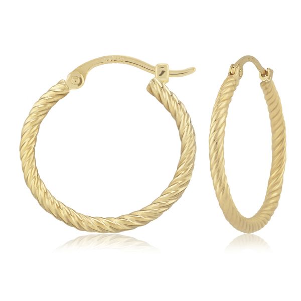 Sweet 14ky twisted hoop earrings Holliday Jewelry Klamath Falls, OR