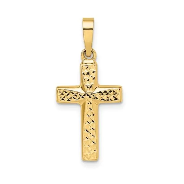 Unique 14K Yellow Hollow Cross Holliday Jewelry Klamath Falls, OR