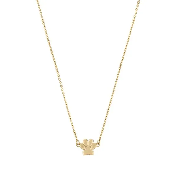 Fun 14KY Dog Paw Necklace Holliday Jewelry Klamath Falls, OR