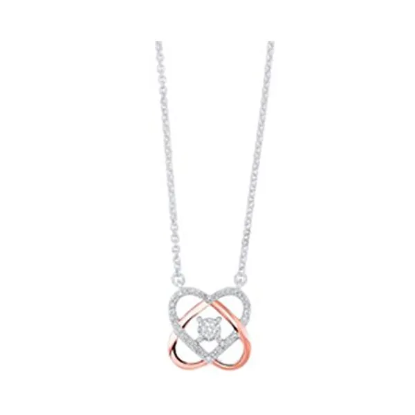 Make a romantic statement with this intertwined heart diamond pendant. Holliday Jewelry Klamath Falls, OR