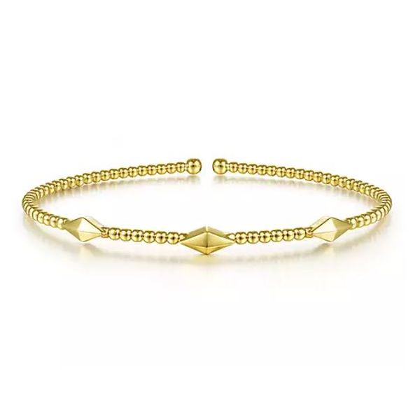 Fun Bujukan Pyramid Station Open Bangle Bracelet by Gabriel & Co. Holliday Jewelry Klamath Falls, OR
