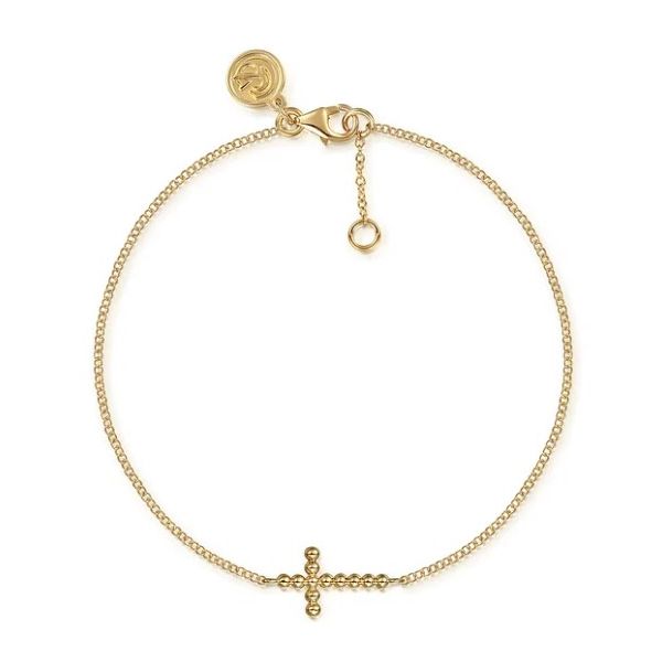 14K Yellow Gold Cross Bracelet Holliday Jewelry Klamath Falls, OR