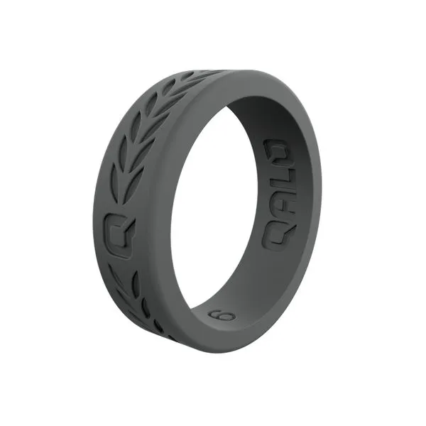 Qalo Charcoal Laurel Silicone Ring Holliday Jewelry Klamath Falls, OR
